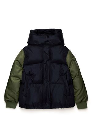 bomber in poliammide nero MAISON MARGIELA KIDS | M60614MM03AM6C21